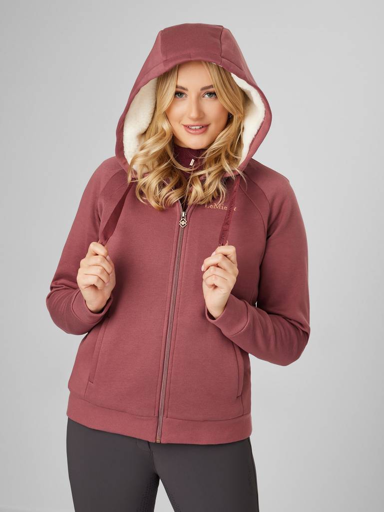Le Mieux Sherpa Lined Hoodie, Orchid