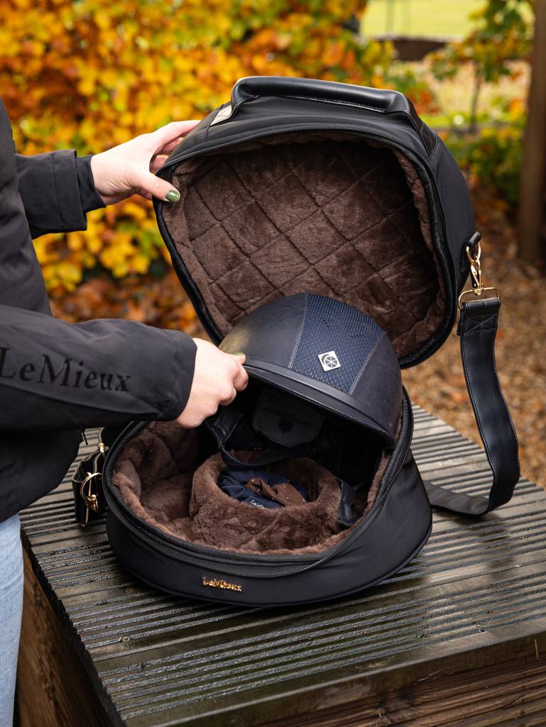 LeMieux LM Luxe Hat Box, Sort