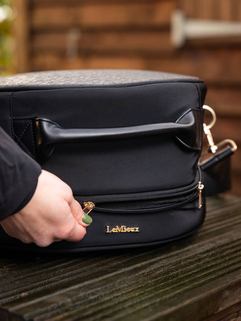 LeMieux LM Luxe Hat Box, Sort
