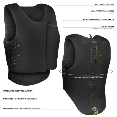 Säkerhetsväst Front Zip Junior