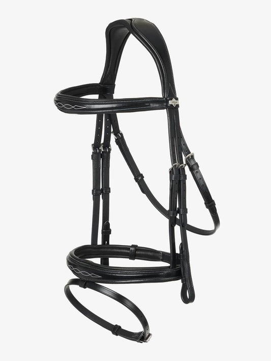 LM Kudos Competition Flash Bridle, Svart