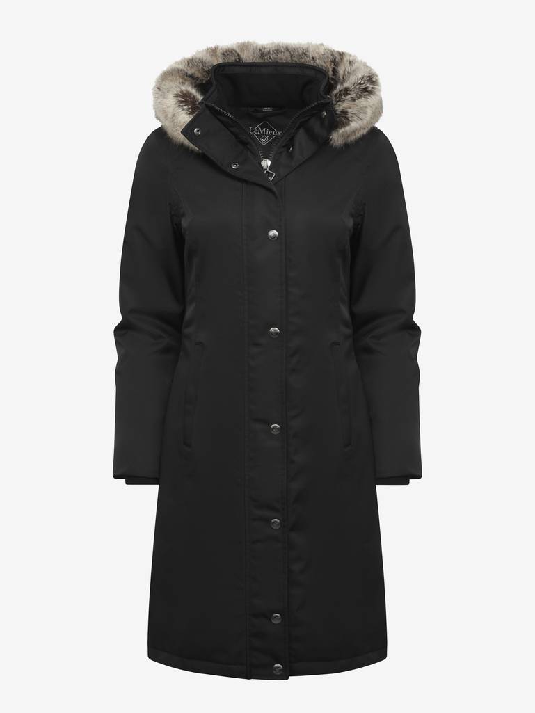 LeMieux Waterproof Long Riding Coat Black