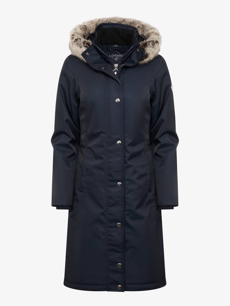 LeMieux Waterproof Long Riding Coat Navy