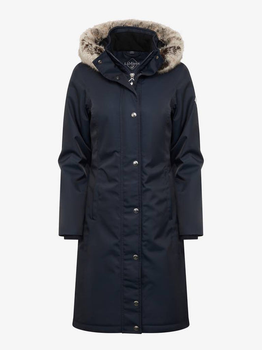 LeMieux Waterproof Long Riding Coat Navy