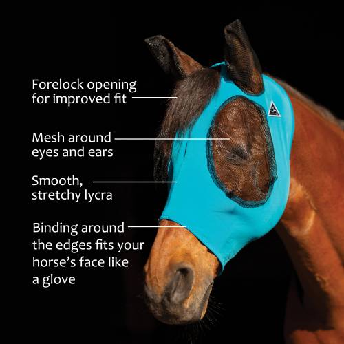 Professional's Choice, Comfort Fit Lycra Fly Mask - Flera färger