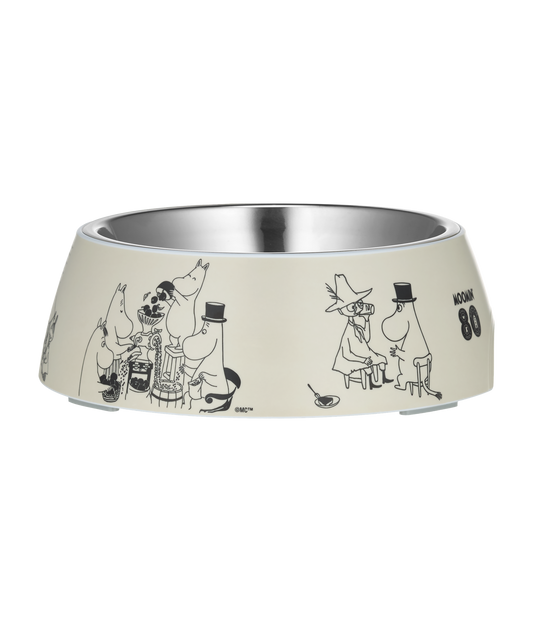 Moomin 80 Matskål för hund Grå