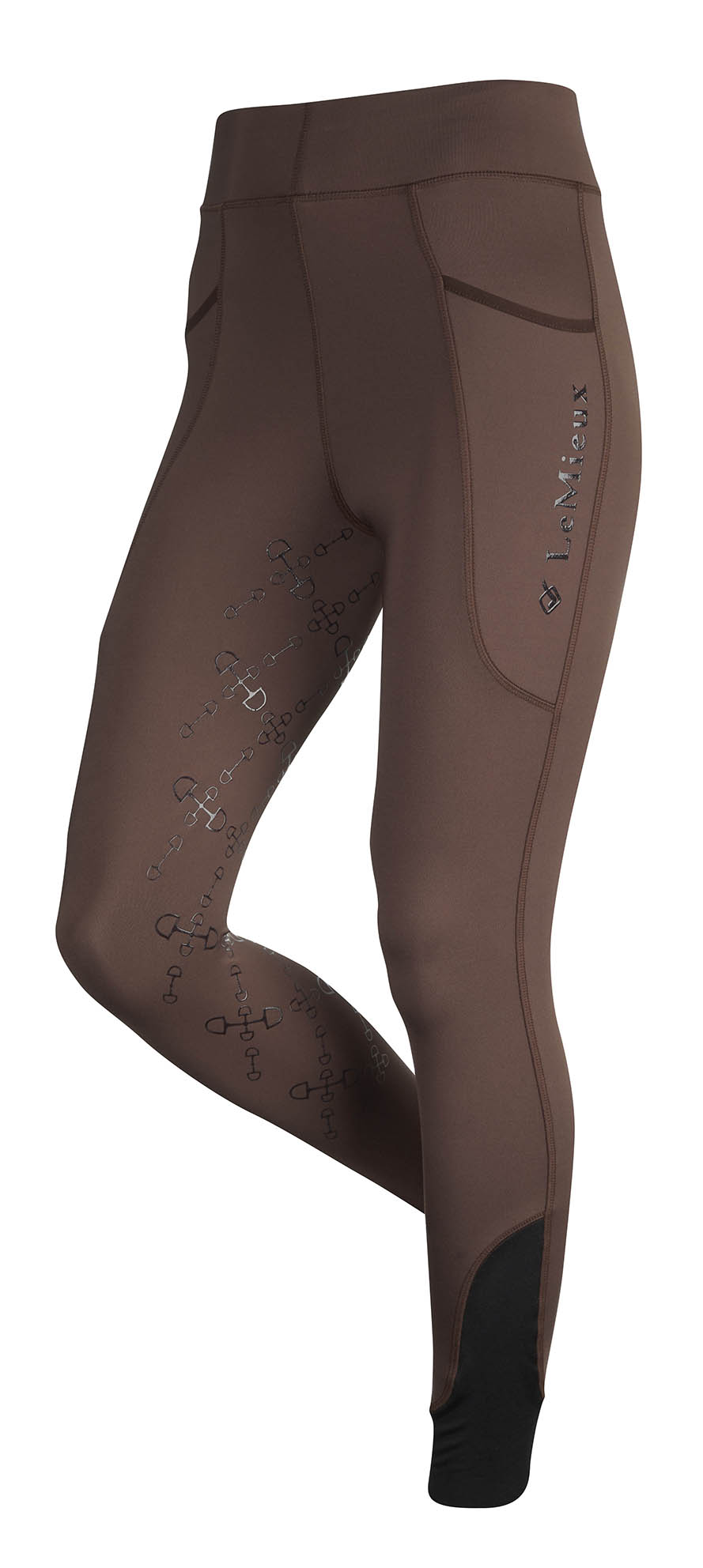 LeMieux Winter Pull On Vinterridtights, Brun – bild 1