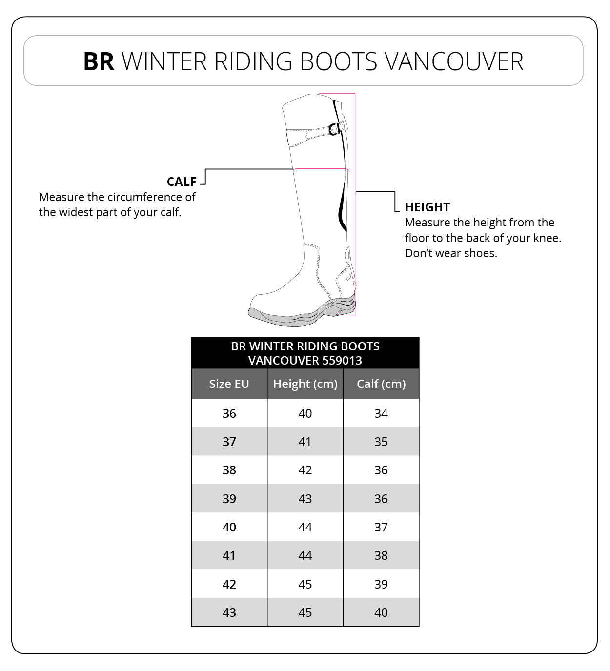 BR Vinter Ridstövel "Vancouver"
